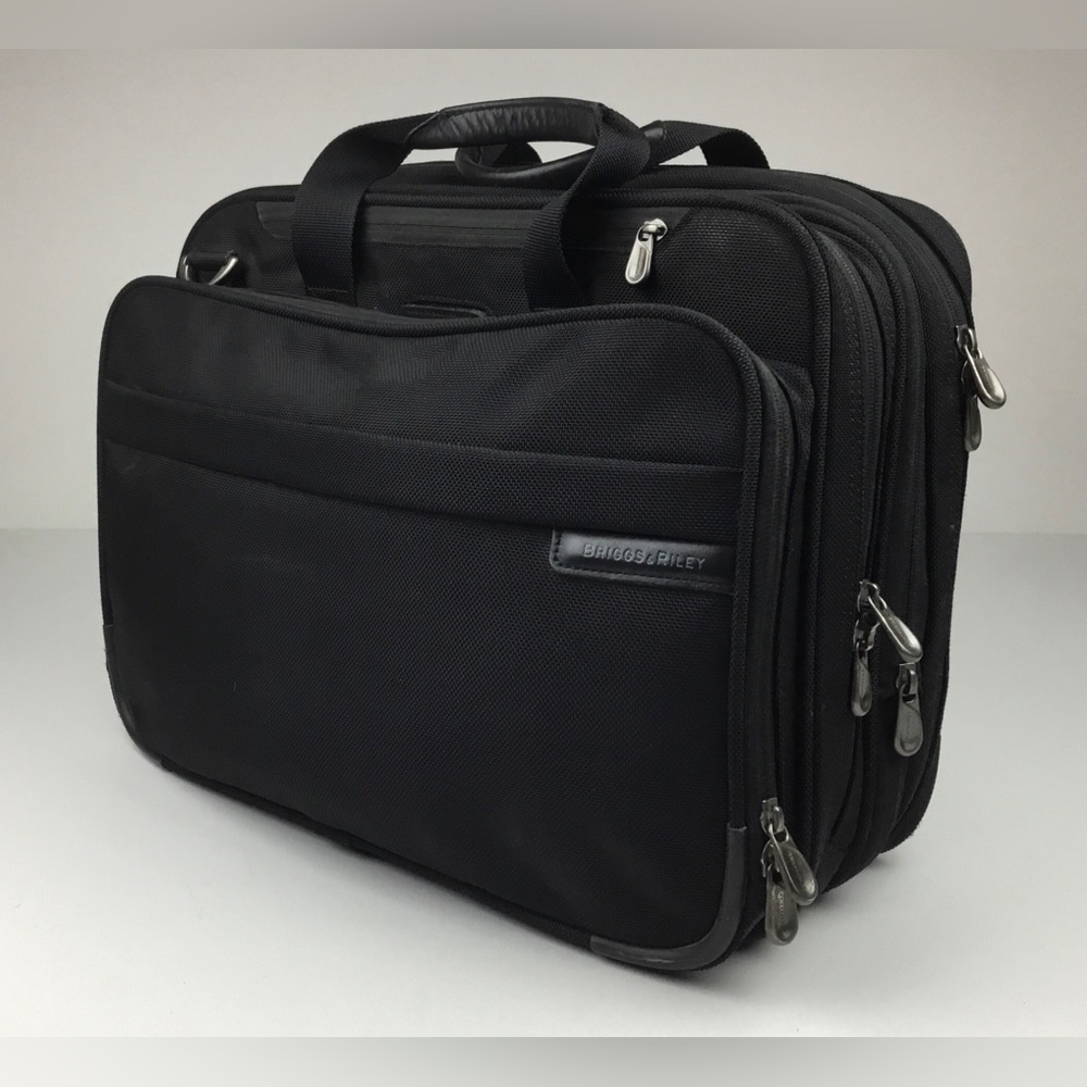 Briggs & Riley Expandable Briefcase @Work Ultimate Big Screen Laptop Bag Cabin